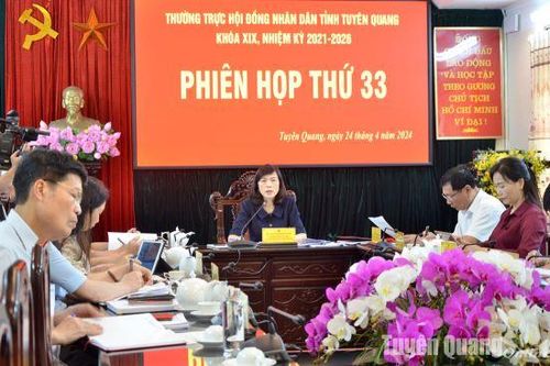 Thường trực HĐND tỉnh tổ chức phiên họp thứ 33