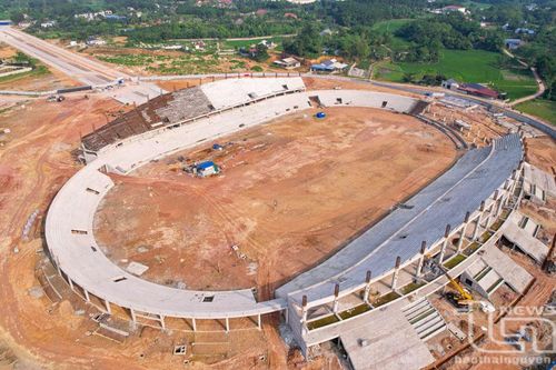 Dự án Sân vận động tỉnh Thái Nguyên: Thi công 'thần tốc'