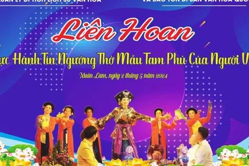 Hà Tĩnh: Liên hoan thực hành tín ngưỡng thờ mẫu Tam phủ của người Việt tại Đền Thánh Mẫu diễn ra vào ngày 2/5/2024
