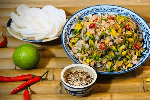 Cách làm gỏi tép bông điên điển ngon tại nhà