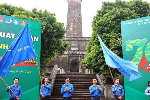 Lễ xuất quân Hành trình 'Điện Biên Phủ - Khát vọng non sông'