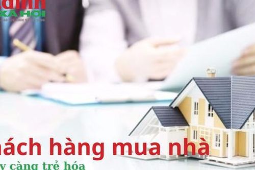 Khách hàng mua nhà chủ lực trên thị trường hiện nay đang có sự đảo chiều về độ tuổi