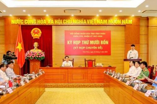 Bãi nhiệm chức vụ Chủ tịch HĐND tỉnh Vĩnh Phúc đối với bà Hoàng Thị Thúy Lan