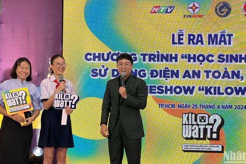 Ra mắt chương trình truyền hình tiết kiệm điện dành cho học sinh