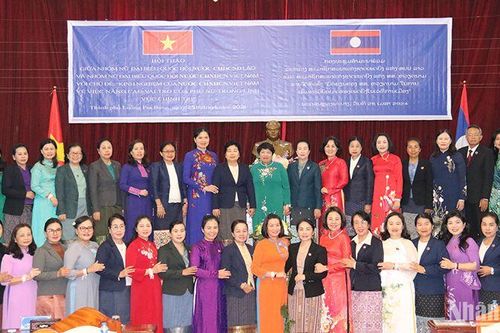 Việt Nam-Lào chia sẻ kinh nghiệm nâng cao vai trò của phụ nữ trong lĩnh vực chính trị