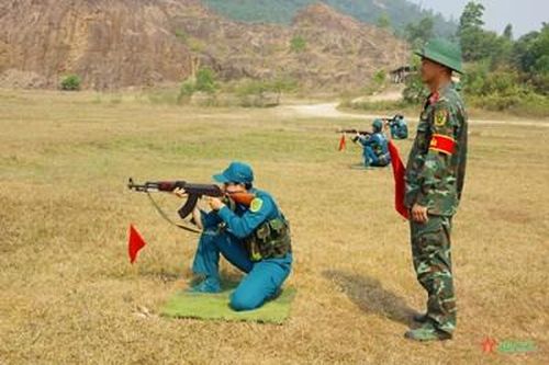 TP Đà Nẵng: Hội thao bắn súng quân dụng dân quân tự vệ năm 2024