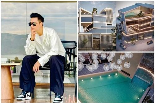 Biệt thự lộng lẫy như cung điện của 'nam thần màn ảnh' Việt Anh