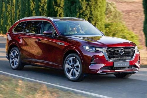 Xem trước mẫu xe Mazda CX-80 lộ diện tại châu Âu