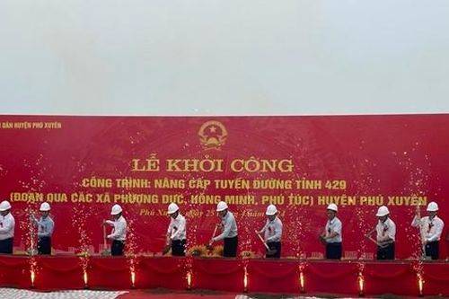 Khởi công xây dựng tuyến đường rộng 21m với tổng mức đầu tư 350 tỷ đồng