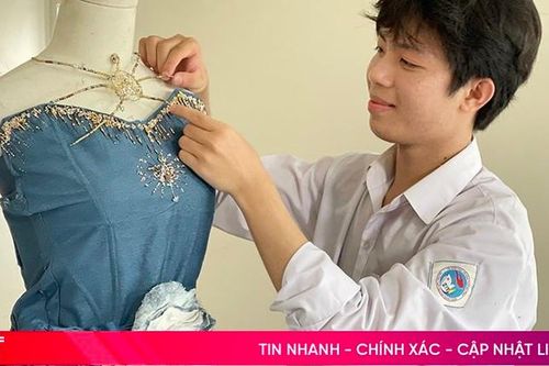 Nam sinh Hà Tĩnh gây 'sốt' với bộ sưu tập thời trang tái chế
