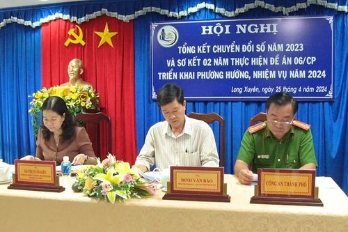 TP. Long Xuyên tổng kết chuyển đổi số và sơ kết 2 năm thực hiện Đề án 06
