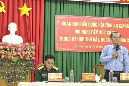 Đại biểu Quốc hội tỉnh An Giang tiếp xúc cử tri các địa phương