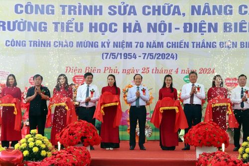 Khánh thành Trường Tiểu học Hà Nội - Điện Biên Phủ