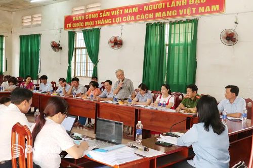 Kiểm tra công tác hòa giải ở cơ sở và chuẩn tiếp cận pháp luật tại Trảng Bom