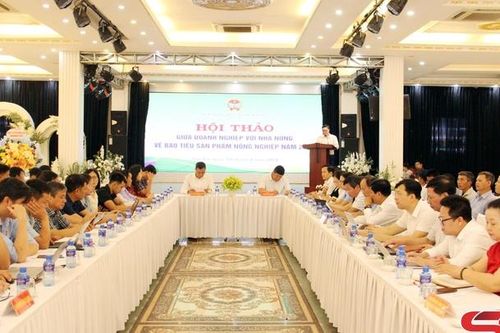 Hội thảo 'Giữa doanh nghiệp với nhà nông về bao tiêu sản phẩm nông nghiệp cho nông dân năm 2024'