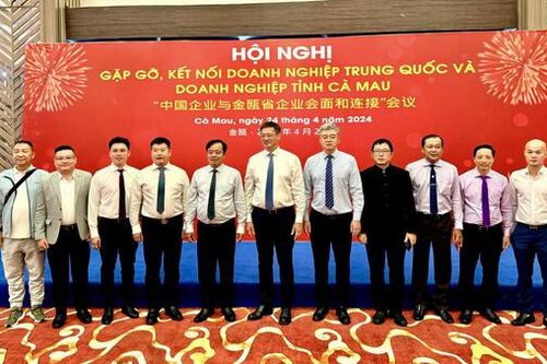 Sau Sóc Trăng, doanh nghiệp Trung Quốc tiếp tục kết nối giao thương với DN Cà Mau