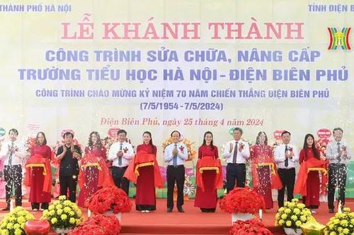 Khánh thành trường Tiểu học Hà Nội - Điện Biên Phủ
