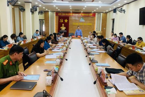 Đoàn kiểm tra số 1622 của Tỉnh ủy làm việc với Ban thường vụ Thành ủy