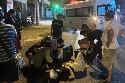 Tai nạn khiến 2 cô gái bị thương, thanh niên liên quan chạy khỏi hiện trường