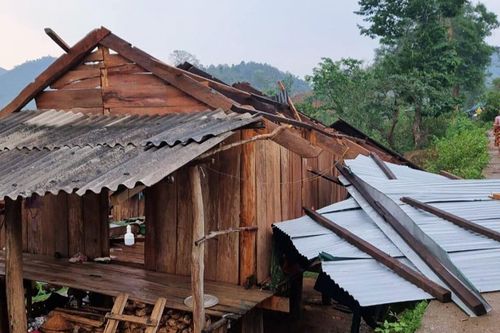 Dông lốc, mưa đá ở Sơn La làm 1 người chết, 3 người bị thương