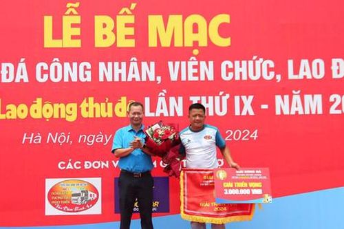 Đội bóng LĐLĐ quận Bắc Từ Liêm vô địch giải bóng đá công nhân, viên chức, lao động