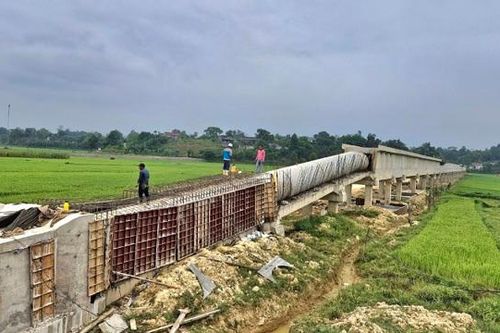 Hà Tĩnh: Đẩy nhanh tiến độ thi công kênh Cầu Động