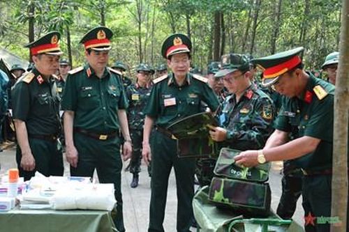 Học viện Quân y hoàn thành tốt diễn tập chiến thuật vòng tổng hợp cuối khóa