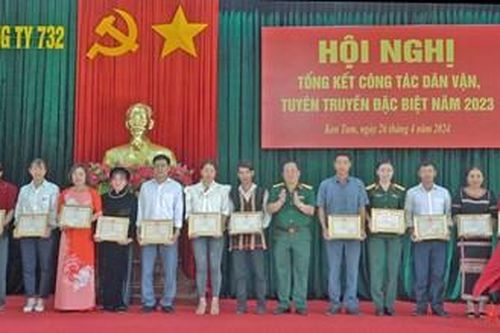 Công ty 732: Bám địa bàn, bám nhân dân làm tốt công tác dân vận