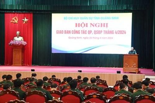 Bộ Chỉ huy Quân sự tỉnh Quảng Ninh: Triển khai công tác quốc phòng, quân sự địa phương tháng 5-2024