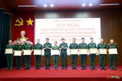 Đảng ủy Học viện Quân y sơ kết thực hiện Kết luận số 01, Nghị quyết số 847