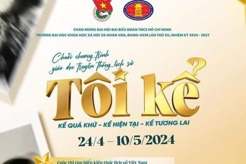 Sinh viên càng thêm yêu lịch sử đất nước qua chuỗi hoạt động 'Tôi kể'