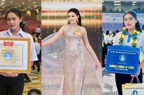 Nữ sinh Marketing sáng tạo đầm dạ hội tái chế, kỳ vọng tỏa sáng tại Miss DNC 2024