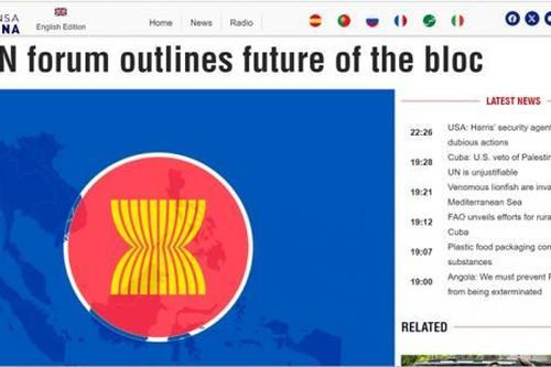 Báo chí quốc tế đưa tin đậm nét về Diễn đàn Tương lai ASEAN 2024