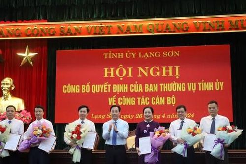 Điều động, chỉ định, bổ nhiệm nhiều vị trí cán bộ lãnh đạo ở Lạng Sơn