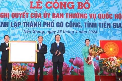 Tiền Giang có thành phố thứ 2, diện tích 101km2