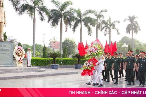 Bộ CHQS tỉnh dâng hương Chủ tịch Hồ Chí Minh, thăm hỏi cựu chiến binh Điện Biên Phủ