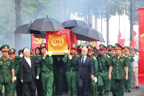 Bình Dương: Xúc động Lễ truy điệu, an táng hài cốt các liệt sỹ