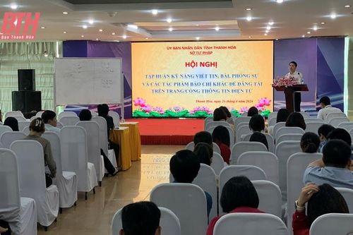 Tập huấn kỹ năng viết tin, bài đăng tải trên cổng thông tin điện tử
