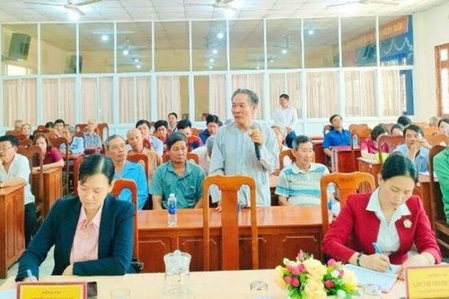 Đại biểu Quốc hội tỉnh An Giang tiếp xúc cử tri huyện Châu Phú