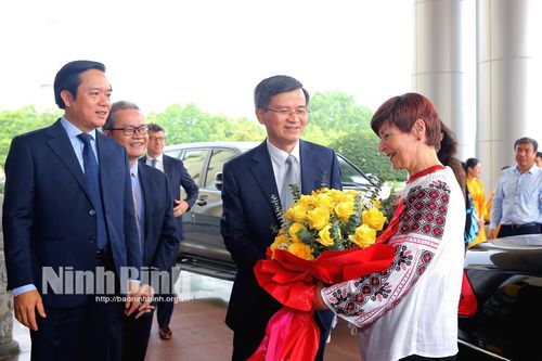 Lãnh đạo tỉnh tiếp Chủ tịch Đại hội đồng UNESCO lần thứ 42