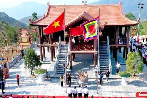 Khánh thành Đền thờ liệt sĩ tại Khu lịch sử - văn hóa đèo Pha Đin
