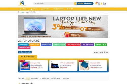 Nhật Minh Laptop - Chuyên Laptop cũ, Giá rẻ tại TPHCM