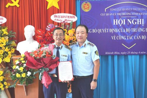 Bổ nhiệm Cục trưởng Cục Quản lý thị trường tỉnh Khánh Hòa