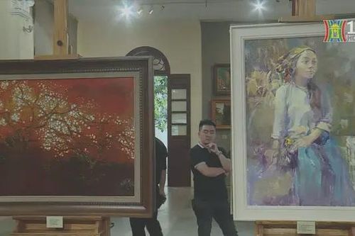 Triển lãm 'Thăng Long hội tụ' của những người yêu nghệ thuật