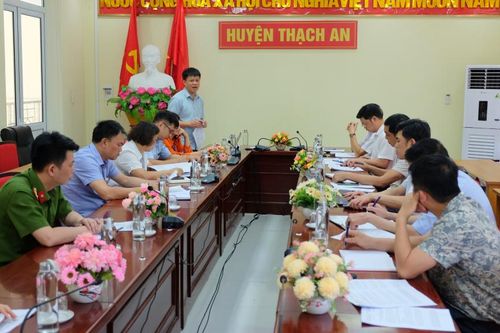 Kiểm tra công tác vệ sinh an toàn thực phẩm tại huyện Thạch An