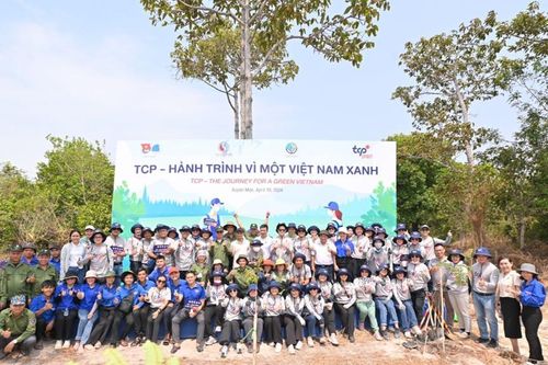 Gieo trồng 2.700 cây gỗ lim, TCP Việt Nam góp mảng xanh cho Bà Rịa Vũng Tàu
