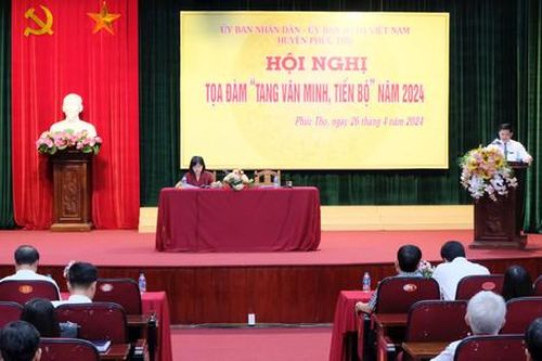Nhiều xã của huyện Phúc Thọ có tỷ lệ hỏa táng đạt 100%