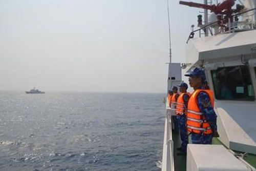 Cảnh sát biển Việt Nam - Trung Quốc tuần tra liên hợp trên vùng biển lân cận đường phân định vịnh Bắc Bộ