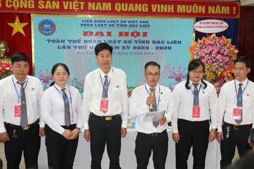 Luật sư Nguyễn Duy Sơn được bầu làm Chủ nhiệm Đoàn Luật sư tỉnh Bạc Liêu
