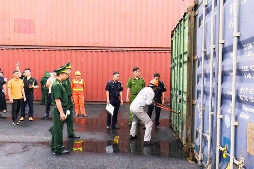 Buôn lậu quặng đồng 'trá hình' là container xuất khẩu ván ép gỗ